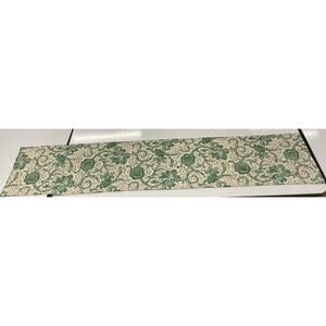 April & Olive Axminster Cotton Valance Floral Tailored Window 72X16 Machine Wash